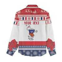 Personalized Mayotte Christmas Women Casual Shirt Joyeux Noel - Wonder Print Shop
