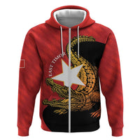 East Timor Independence Day Hoodie 49th Anniversary - Crocodile Curve Style - Wonder Print Shop