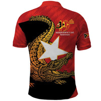 East Timor Independence Day Polo Shirt 49th Anniversary - Crocodile Curve Style - Wonder Print Shop