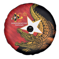 East Timor Independence Day Spare Tire Cover 49th Anniversary - Crocodile Curve Style - Wonder Print Shop