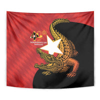 East Timor Independence Day Tapestry 49th Anniversary - Crocodile Curve Style - Wonder Print Shop