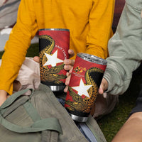 East Timor Independence Day Tumbler Cup 49th Anniversary - Crocodile Curve Style - Wonder Print Shop