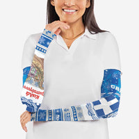 Greece Christmas Arm Sleeves Saint Basil Kala Cristouyenna - Wonder Print Shop