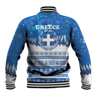 Greece Christmas Baseball Jacket Saint Basil Kala Cristouyenna - Wonder Print Shop