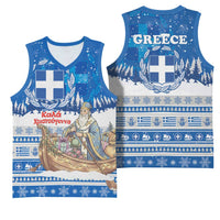 Greece Christmas Basketball Jersey Saint Basil Kala Cristouyenna - Wonder Print Shop