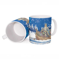 Greece Christmas Ceramic Mug Saint Basil Kala Cristouyenna - Wonder Print Shop