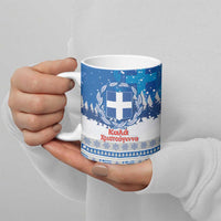 Greece Christmas Ceramic Mug Saint Basil Kala Cristouyenna - Wonder Print Shop