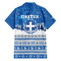 Greece Christmas Family Matching Summer Maxi Dress and Hawaiian Shirt Saint Basil Kala Cristouyenna - Wonder Print Shop
