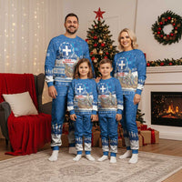 Greece Christmas Pajama Set Saint Basil Kala Cristouyenna - Wonder Print Shop
