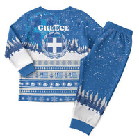 Greece Christmas Pajama Set Saint Basil Kala Cristouyenna - Wonder Print Shop