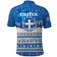 Greece Christmas Polo Shirt Saint Basil Kala Cristouyenna - Wonder Print Shop