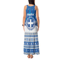 Greece Christmas Tank Maxi Dress Saint Basil Kala Cristouyenna - Wonder Print Shop