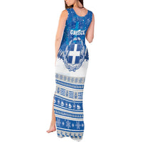 Greece Christmas Tank Maxi Dress Saint Basil Kala Cristouyenna - Wonder Print Shop
