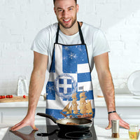 Greece Karavaki Christmas Apron Merry Chirstmas 2025 - Wonder Print Shop