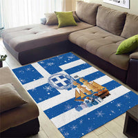 Greece Karavaki Christmas Area Rug Merry Chirstmas 2025 - Wonder Print Shop