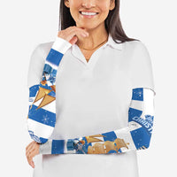 Greece Karavaki Christmas Arm Sleeves Merry Chirstmas 2025 - Wonder Print Shop