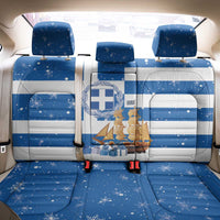 Greece Karavaki Christmas Back Car Seat Cover Merry Chirstmas 2025 - Wonder Print Shop