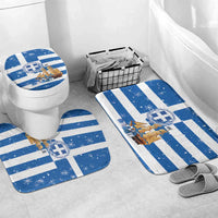 Greece Karavaki Christmas Bathroom Set Merry Chirstmas 2025 - Wonder Print Shop