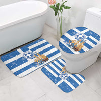 Greece Karavaki Christmas Bathroom Set Merry Chirstmas 2025 - Wonder Print Shop