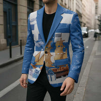 Greece Karavaki Christmas Blazer Merry Chirstmas 2025 - Wonder Print Shop