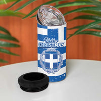 Greece Karavaki Christmas 4 in 1 Can Cooler Tumbler Merry Chirstmas 2025 - Wonder Print Shop