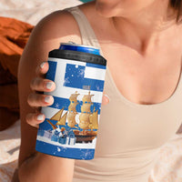 Greece Karavaki Christmas 4 in 1 Can Cooler Tumbler Merry Chirstmas 2025 - Wonder Print Shop