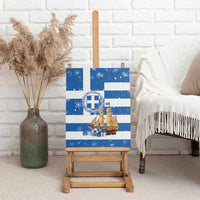 Greece Karavaki Christmas Canvas Wall Art Merry Chirstmas 2025 - Wonder Print Shop