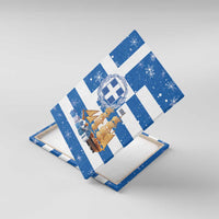 Greece Karavaki Christmas Canvas Wall Art Merry Chirstmas 2025 - Wonder Print Shop