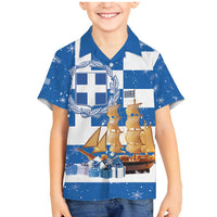 Greece Karavaki Christmas Family Matching Mermaid Dress and Hawaiian Shirt Merry Chirstmas 2025 - Wonder Print Shop