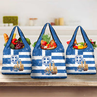 Greece Karavaki Christmas Grocery Bag Merry Chirstmas 2025 - Wonder Print Shop