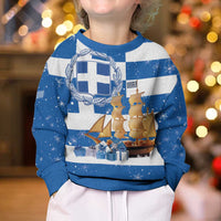 Greece Karavaki Christmas Kid Ugly Christmas Sweater Merry Chirstmas 2025 - Wonder Print Shop