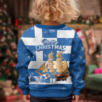Greece Karavaki Christmas Kid Ugly Christmas Sweater Merry Chirstmas 2025 - Wonder Print Shop