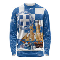Greece Karavaki Christmas Long Sleeve Shirt Merry Chirstmas 2025 - Wonder Print Shop