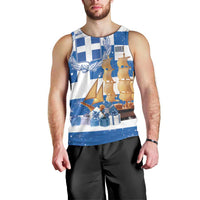 Greece Karavaki Christmas Men Tank Top Merry Chirstmas 2025 - Wonder Print Shop