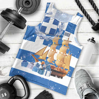 Greece Karavaki Christmas Men Tank Top Merry Chirstmas 2025 - Wonder Print Shop