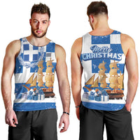 Greece Karavaki Christmas Men Tank Top Merry Chirstmas 2025 - Wonder Print Shop
