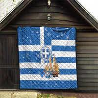 Greece Karavaki Christmas Quilt Merry Chirstmas 2025 - Wonder Print Shop