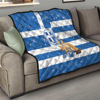 Greece Karavaki Christmas Quilt Merry Chirstmas 2025 - Wonder Print Shop