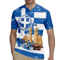 Greece Karavaki Christmas Rugby Jersey Merry Chirstmas 2025 - Wonder Print Shop