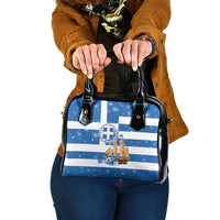 Greece Karavaki Christmas Shoulder Handbag Merry Chirstmas 2025 - Wonder Print Shop