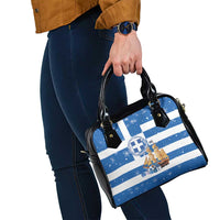 Greece Karavaki Christmas Shoulder Handbag Merry Chirstmas 2025 - Wonder Print Shop
