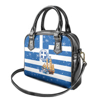 Greece Karavaki Christmas Shoulder Handbag Merry Chirstmas 2025 - Wonder Print Shop