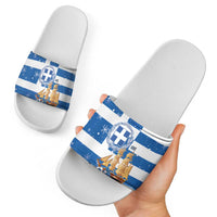 Greece Karavaki Christmas Slide Sandals Merry Chirstmas 2025 - Wonder Print Shop