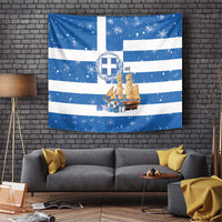 Greece Karavaki Christmas Tapestry Merry Chirstmas 2025 - Wonder Print Shop