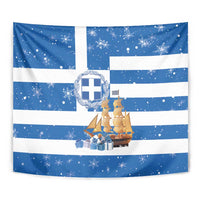 Greece Karavaki Christmas Tapestry Merry Chirstmas 2025 - Wonder Print Shop