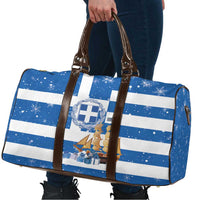 Greece Karavaki Christmas Travel Bag Merry Chirstmas 2025 - Wonder Print Shop