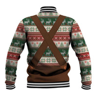 Germany Bavarian Christmas Baseball Jacket German Heritage Costume - Wonder Print Shop