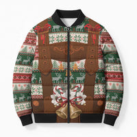 Germany Bavarian Christmas Bomber Puffer Jacket German Heritage Costume - Wonder Print Shop
