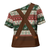 Germany Bavarian Christmas Cross Shoulder Shirt German Heritage Costume - Wonder Print Shop