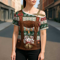 Germany Bavarian Christmas Cross Shoulder Shirt German Heritage Costume - Wonder Print Shop